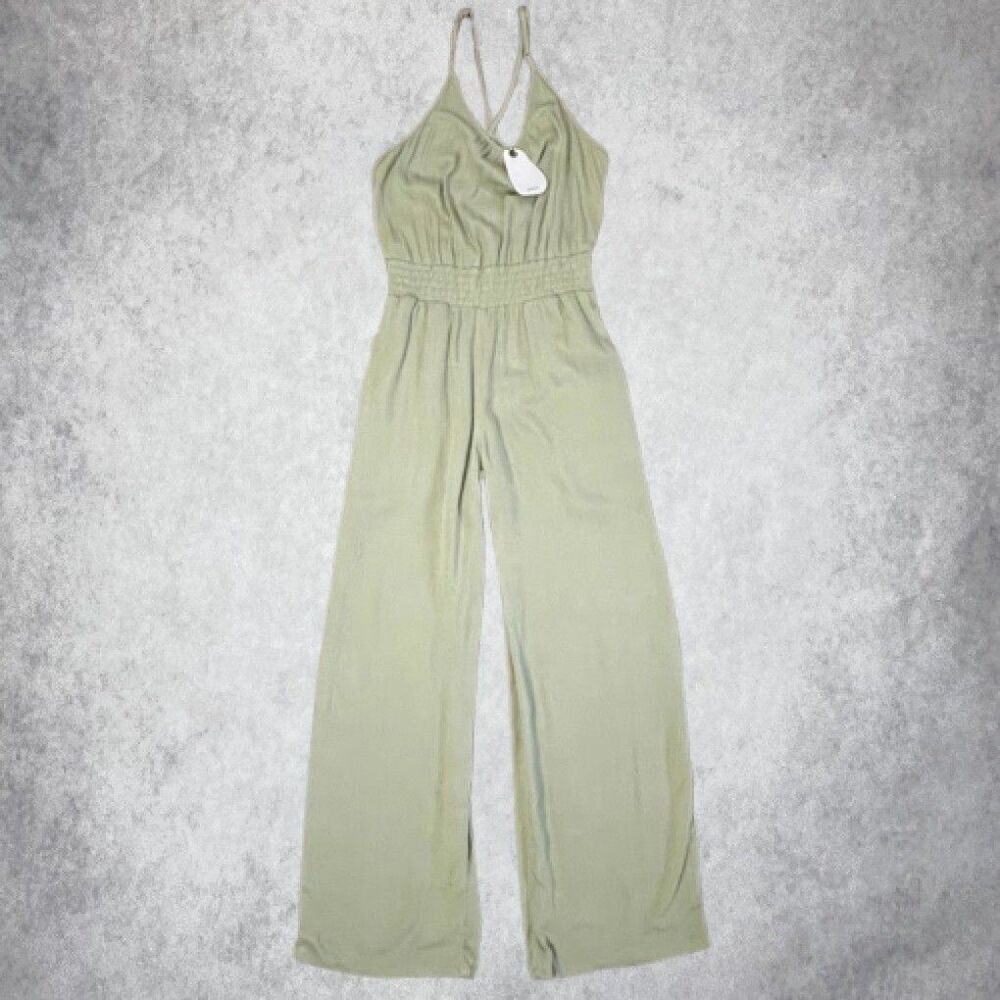 Prana Light Olive Green One-Piece Swim Suit